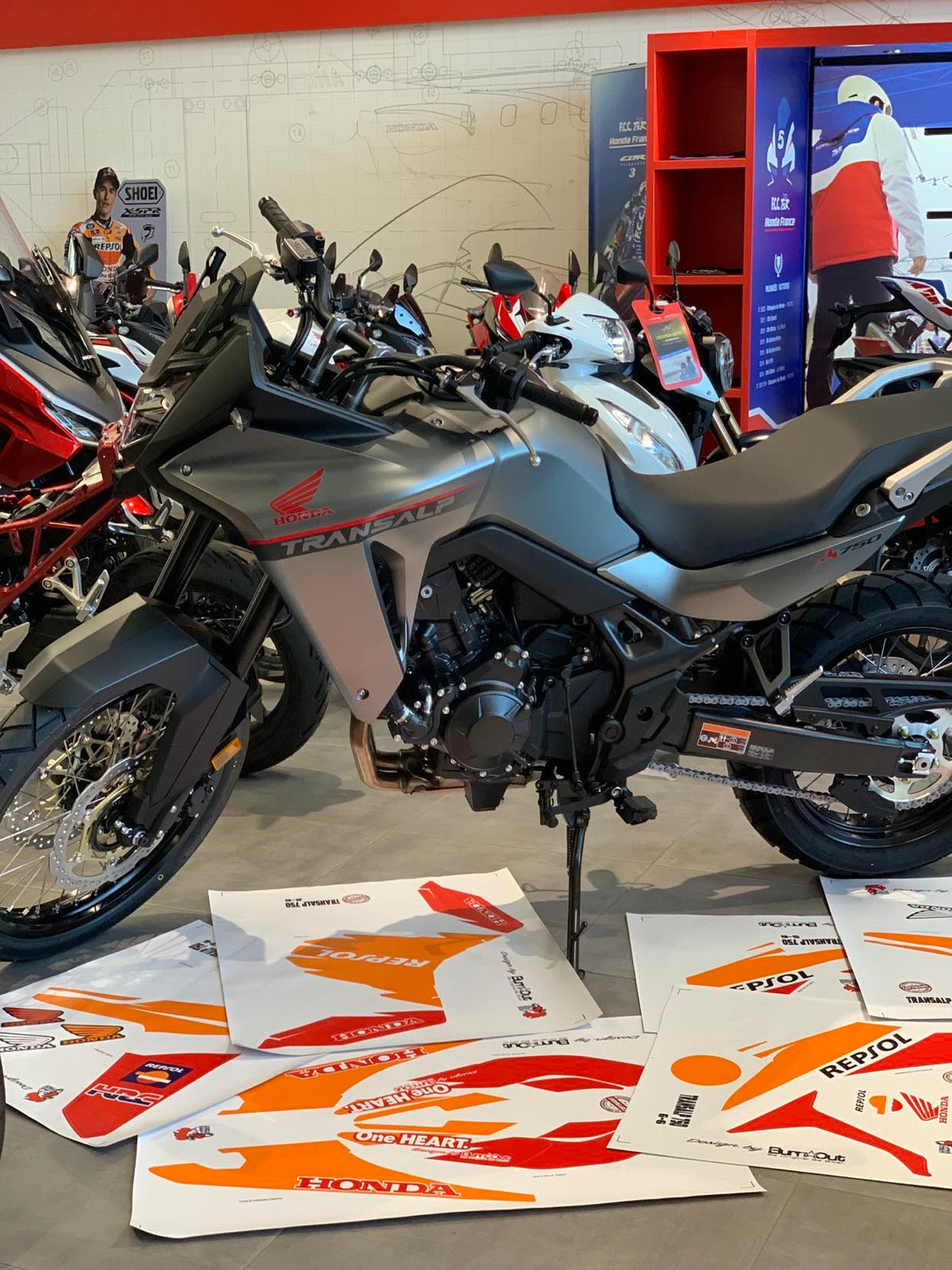 Kit déco Honda Transalp XL 750 2025+ V2 – Full Cover