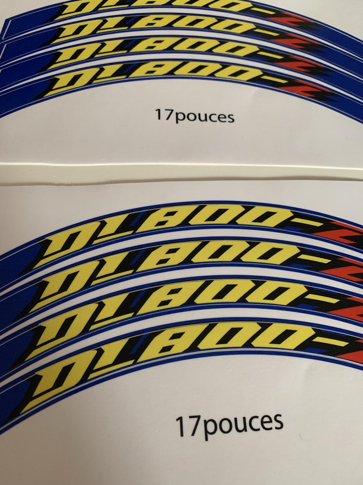 Stickers pour Jantes 800DE / SE