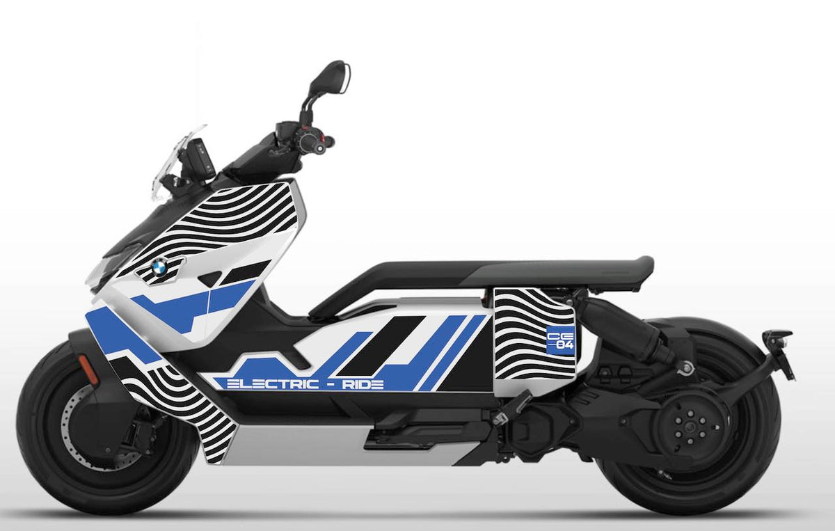BMW-CE-04-CE04-scooter-electrique-personnalisation-kit-deco-stickers-burn-out-design-RIDE-BLANC-BLEU