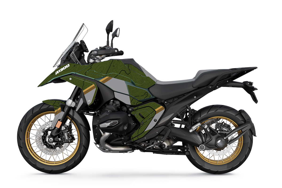 Kit Déco BMW R 1300 GS 2024 2025 2026 – Stickers Moto Personnalisés | Burn-Out Design
