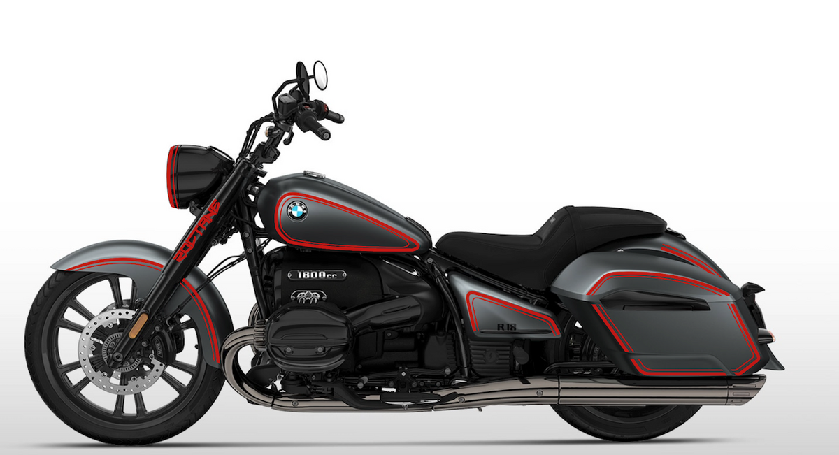 Kit Déco BMW R18 Roctane – Stickers Moto Custom 1800cc | Burn-Out Design