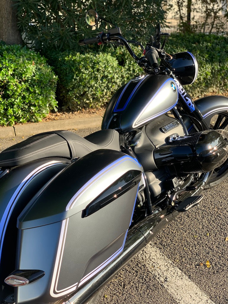 Kit Déco BMW R18 Roctane – Stickers Moto Custom 1800cc | Burn-Out Design
