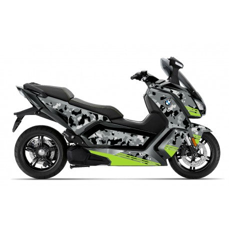 Kit Déco BMW C-Evolution Électrique 2014+ – Design STAR ou CAMO