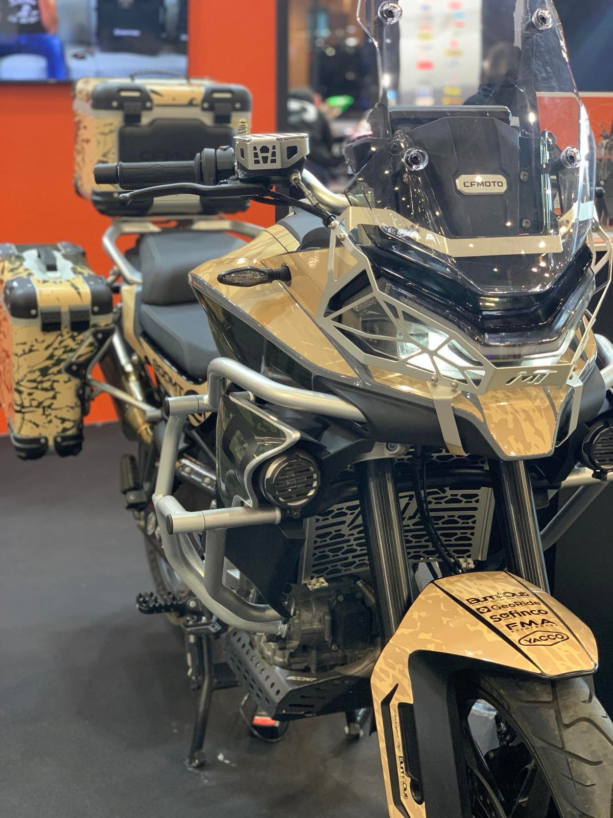 Kit Déco CF Moto 800 MT IBEX (2022+) — Stickers Vinyle HD