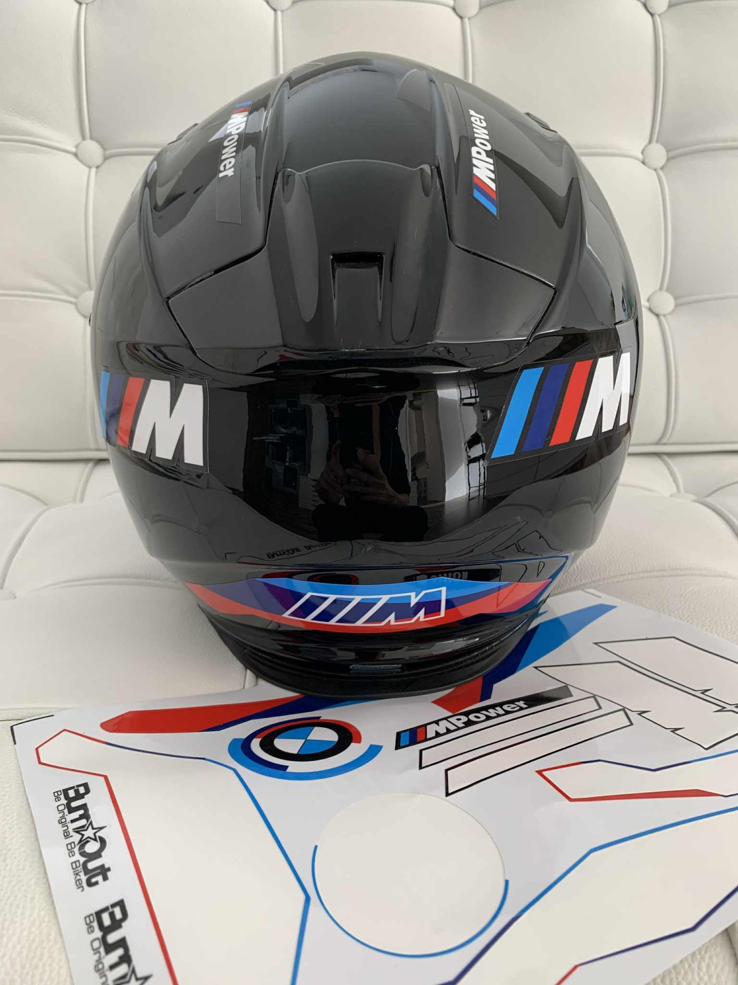 STICKERS pour Casque "M POWER"