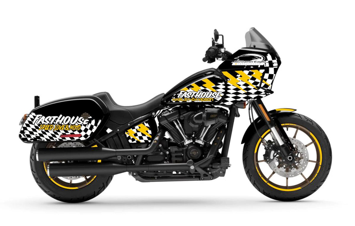 Kit Déco Harley-Davidson Low Rider ST (2022+) — 22 Designs | Stickers Vinyle HD | Made in France