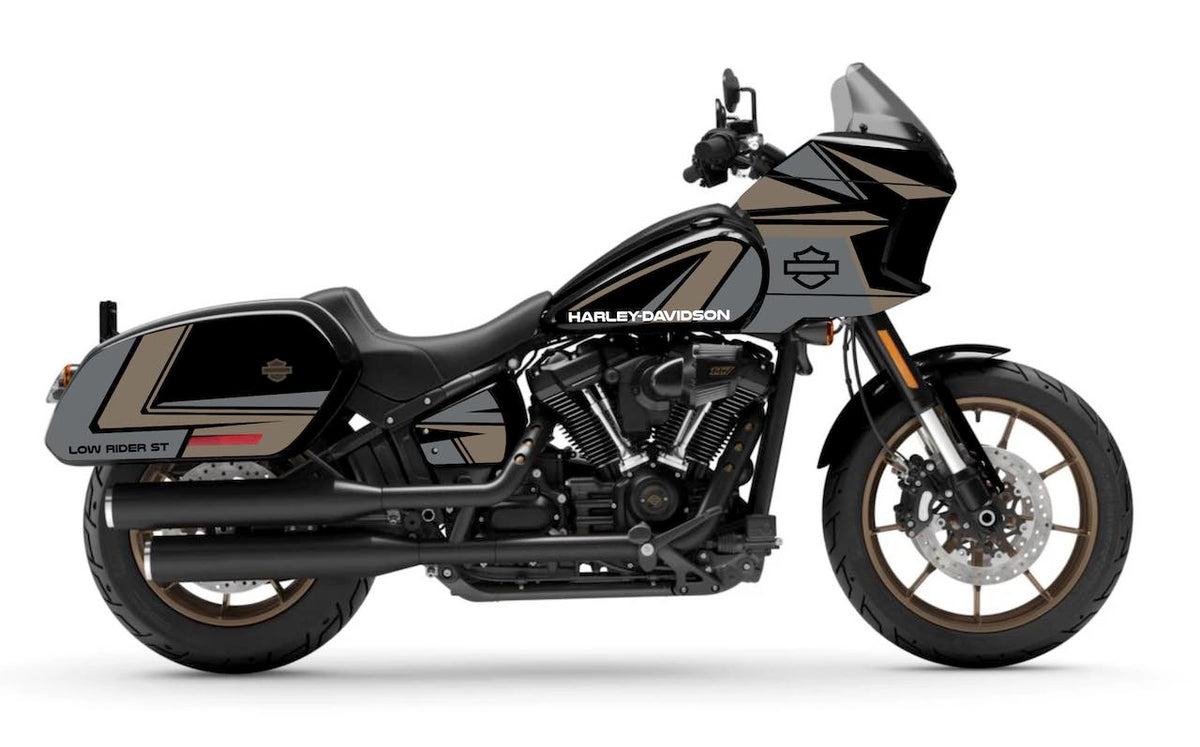 Kit Déco Harley-Davidson Low Rider ST (2022+) — 22 Designs | Stickers Vinyle HD | Made in France