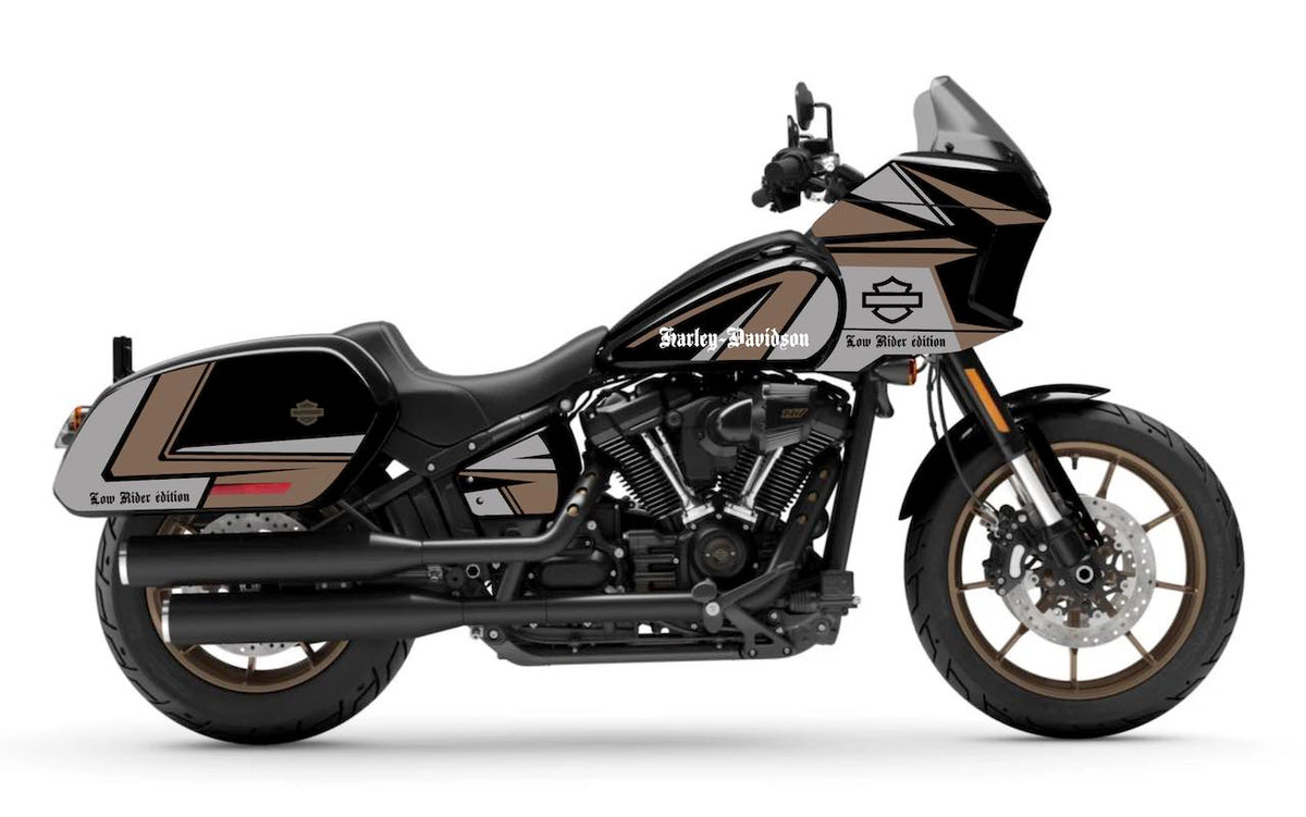 Kit Déco Harley-Davidson Low Rider ST (2022+) — 22 Designs | Stickers Vinyle HD | Made in France