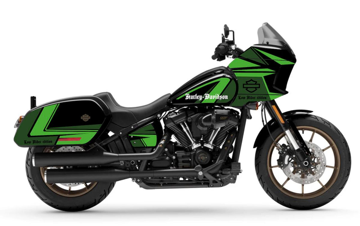 Kit Déco Harley-Davidson Low Rider ST (2022+) — 22 Designs | Stickers Vinyle HD | Made in France