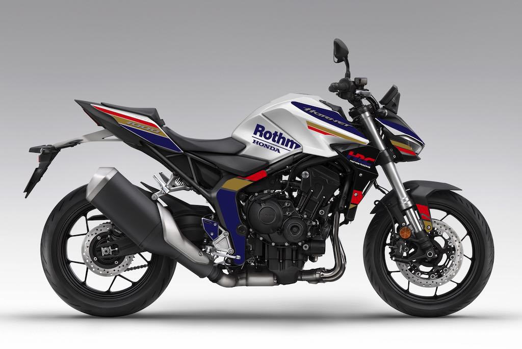 Kit déco Honda Hornet CB 1000 2025 — ROTH Blanc Rouge — Burn-Out Design
