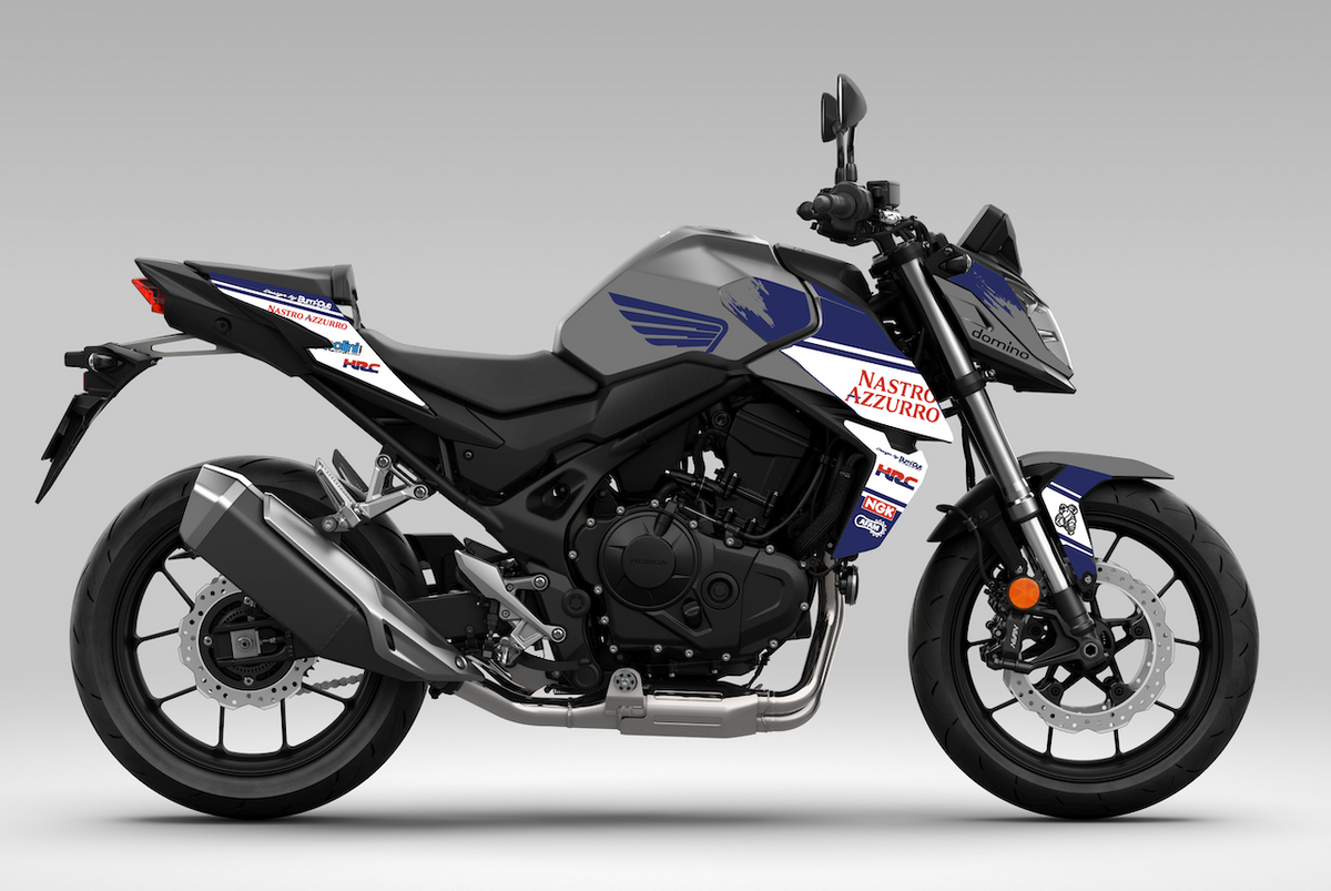 HONDA-CB-HORNET-750-personnalisation-stickers-kit-deco-burn-out-design-gris-gray-azzurro-bleu