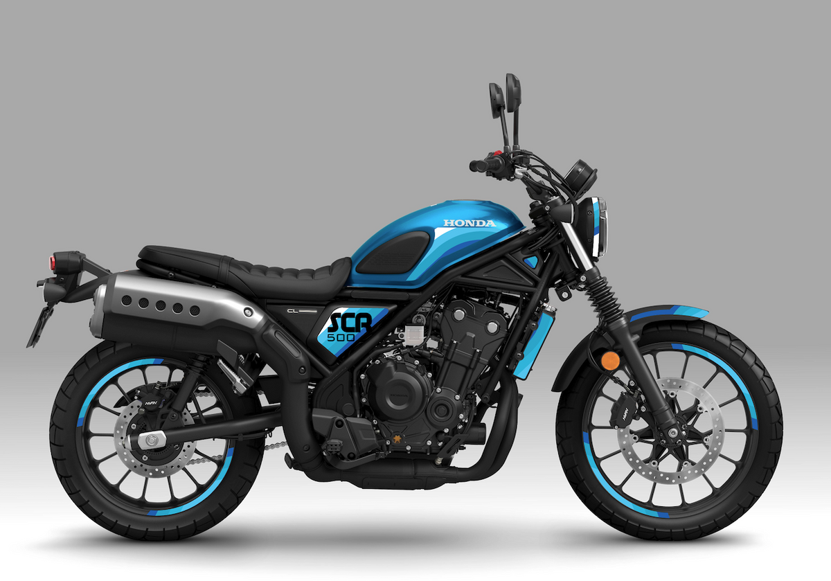 Kit Déco Honda CL 500 2023+ – GOOD VIBES & SCRAMBLER | Déco Jantes Incluse | Made in France