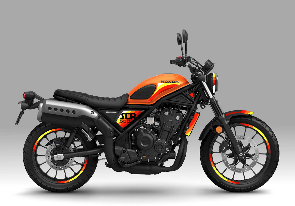 Kit Déco Honda CL 500 2023+ – GOOD VIBES & SCRAMBLER | Déco Jantes Incluse | Made in France