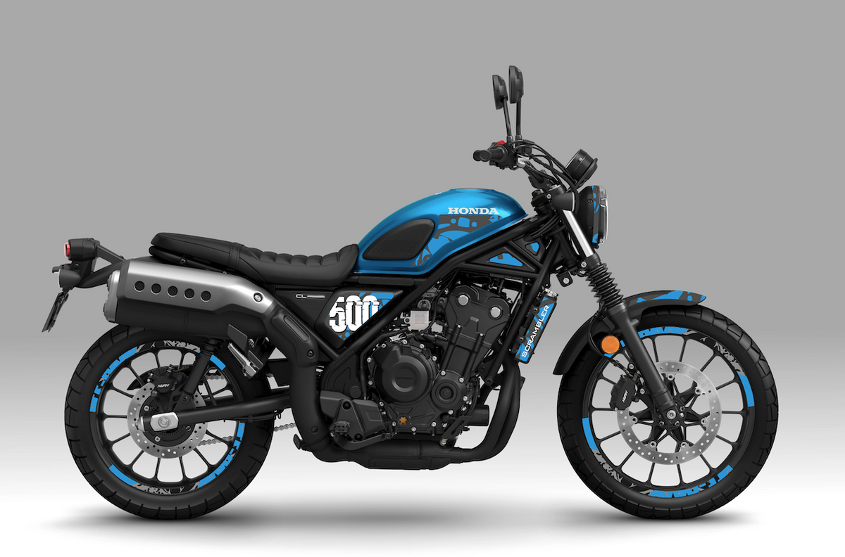 Kit Déco Honda CL 500 2023+ – GOOD VIBES & SCRAMBLER | Déco Jantes Incluse | Made in France