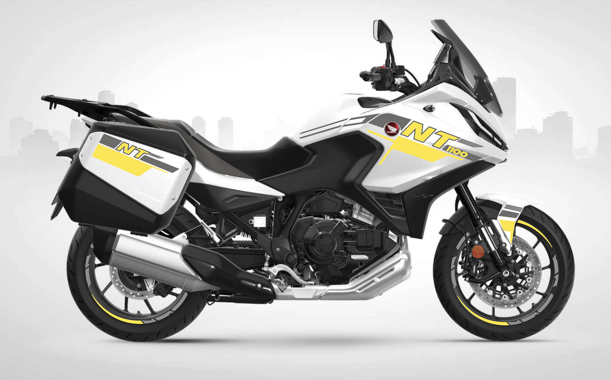 Kit Déco Honda NT1100 (2022-2024) — 13 Designs | Carénage + Valises | Made in France
