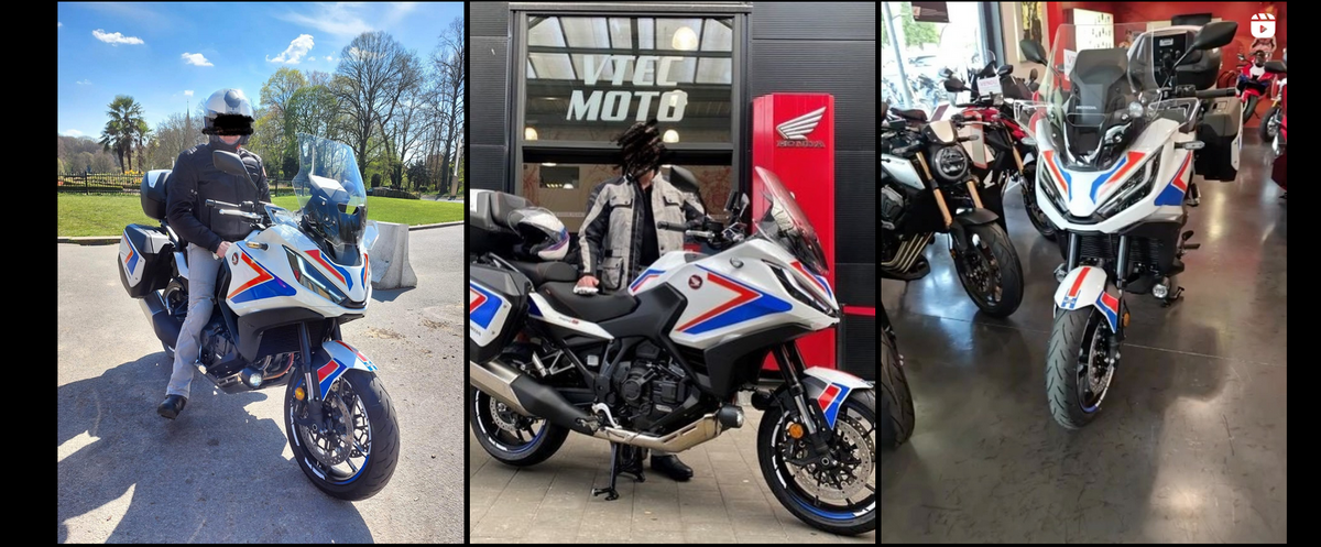 Kit Déco Honda NT1100 (2022-2024) — 13 Designs | Carénage + Valises | Made in France