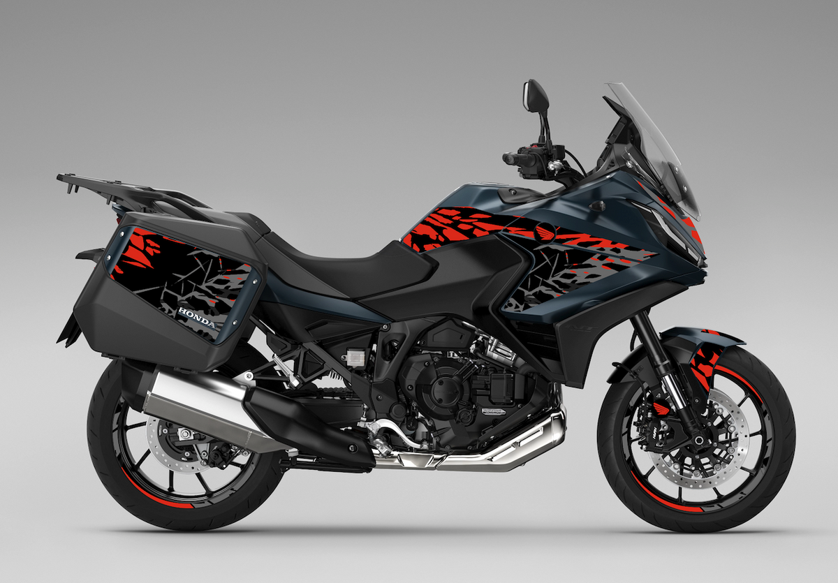 Kit Déco Honda NT1100 (Coloris 2022 à 2024) — AILES, BOL, LINE, Fireblade, Speed | Stickers Valises & Jantes | Burn-Out-Design