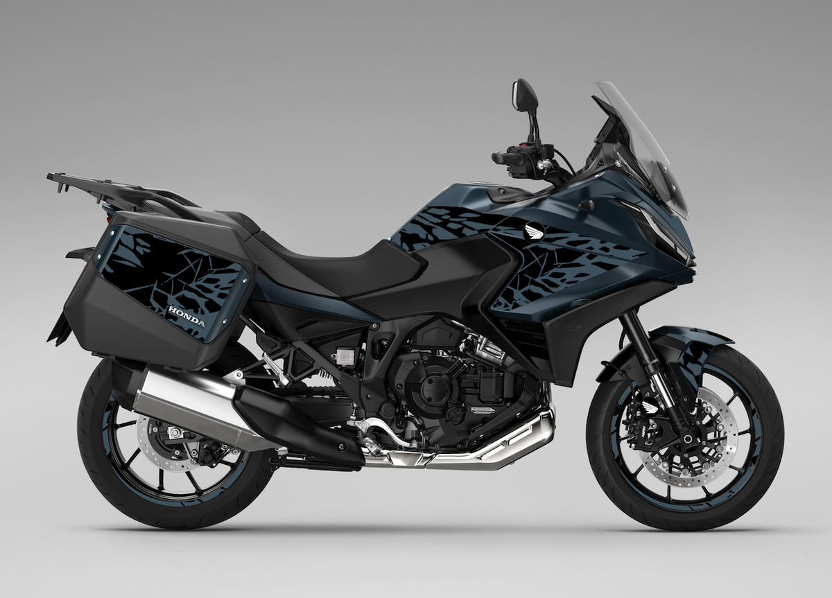 Kit Déco Honda NT1100 (Coloris 2022 à 2024) — AILES, BOL, LINE, Fireblade, Speed | Stickers Valises & Jantes | Burn-Out-Design