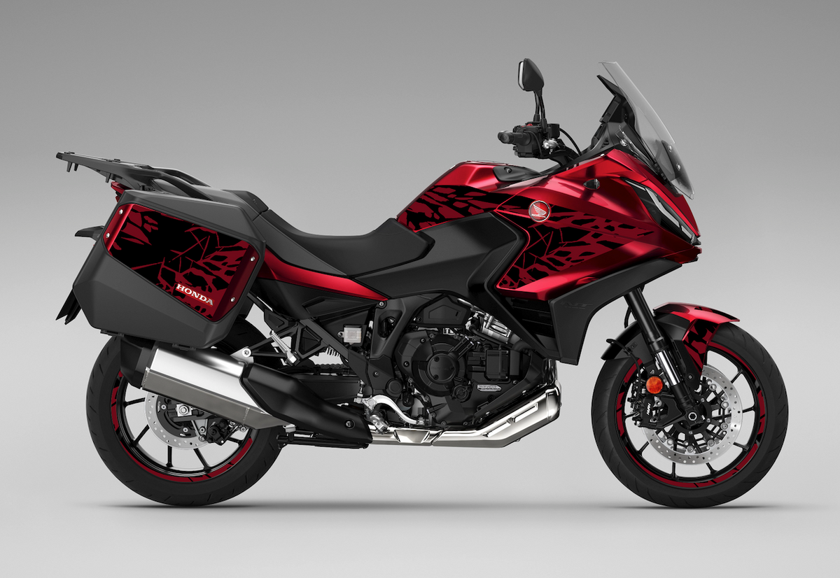 Kit Déco Honda NT1100 (Coloris 2022 à 2024) — AILES, BOL, LINE, Fireblade, Speed | Stickers Valises & Jantes | Burn-Out-Design