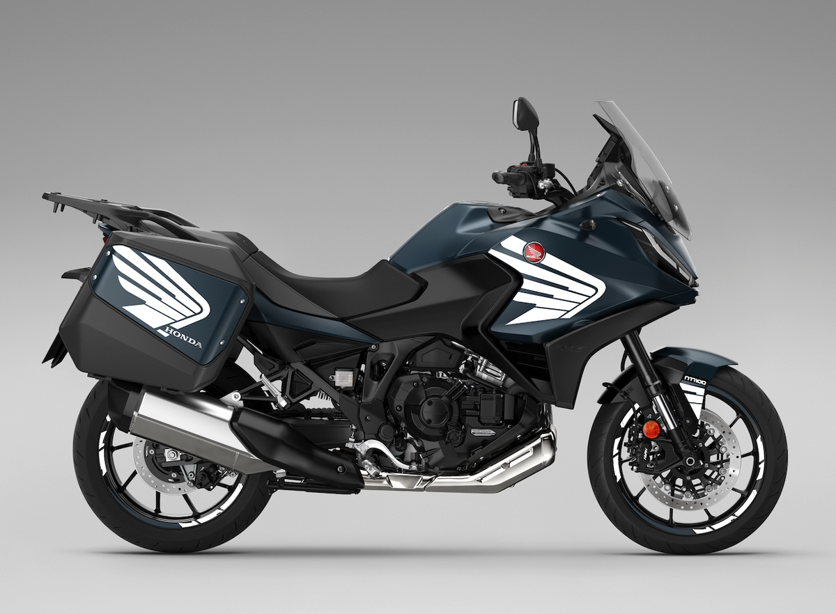 Kit Déco Honda NT1100 (Coloris 2022 à 2024) — AILES, BOL, LINE, Fireblade, Speed | Stickers Valises & Jantes | Burn-Out-Design