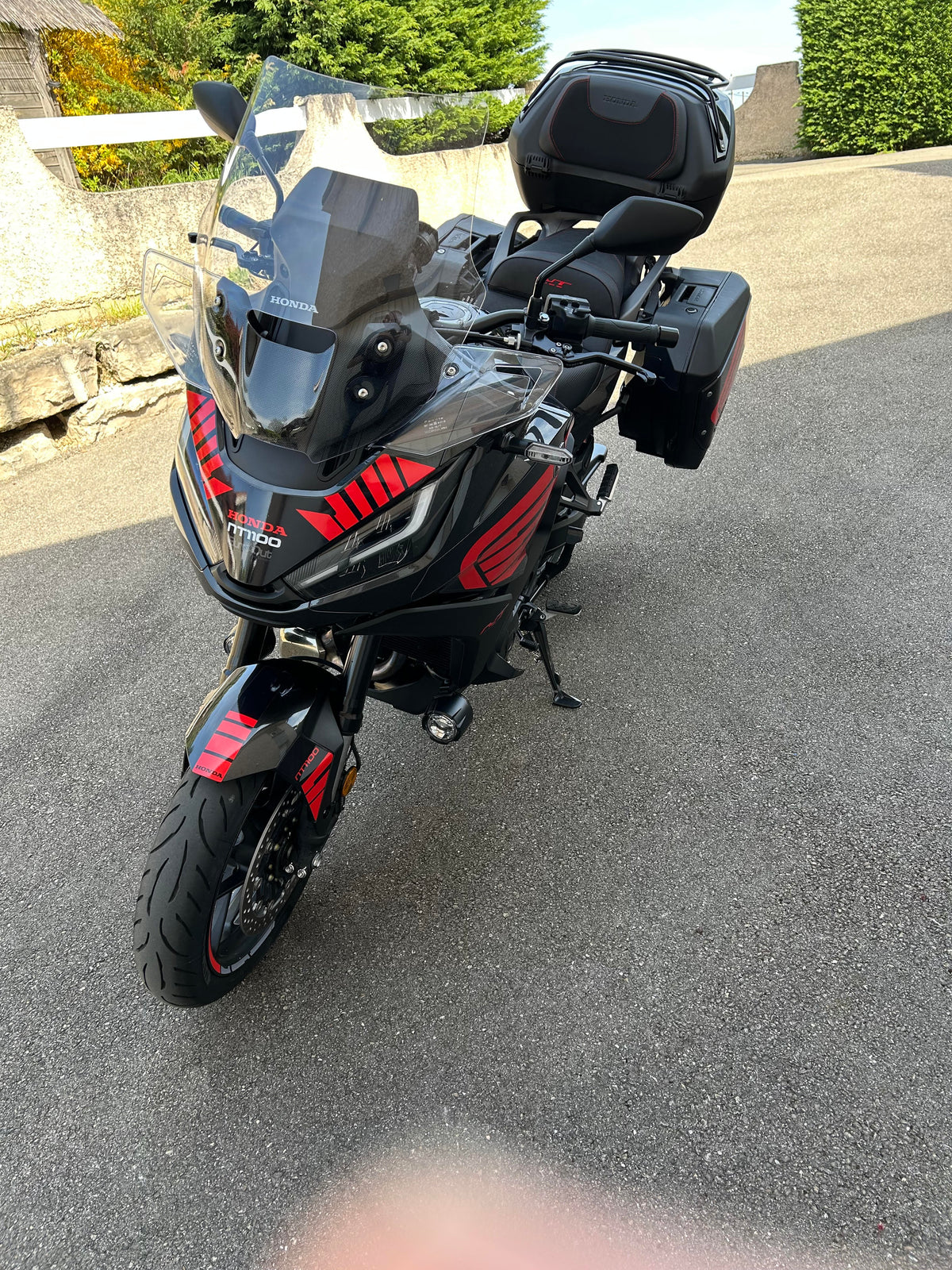 Kit Déco Honda NT1100 (Coloris 2022 à 2024) — AILES, BOL, LINE, Fireblade, Speed | Stickers Valises & Jantes | Burn-Out-Design