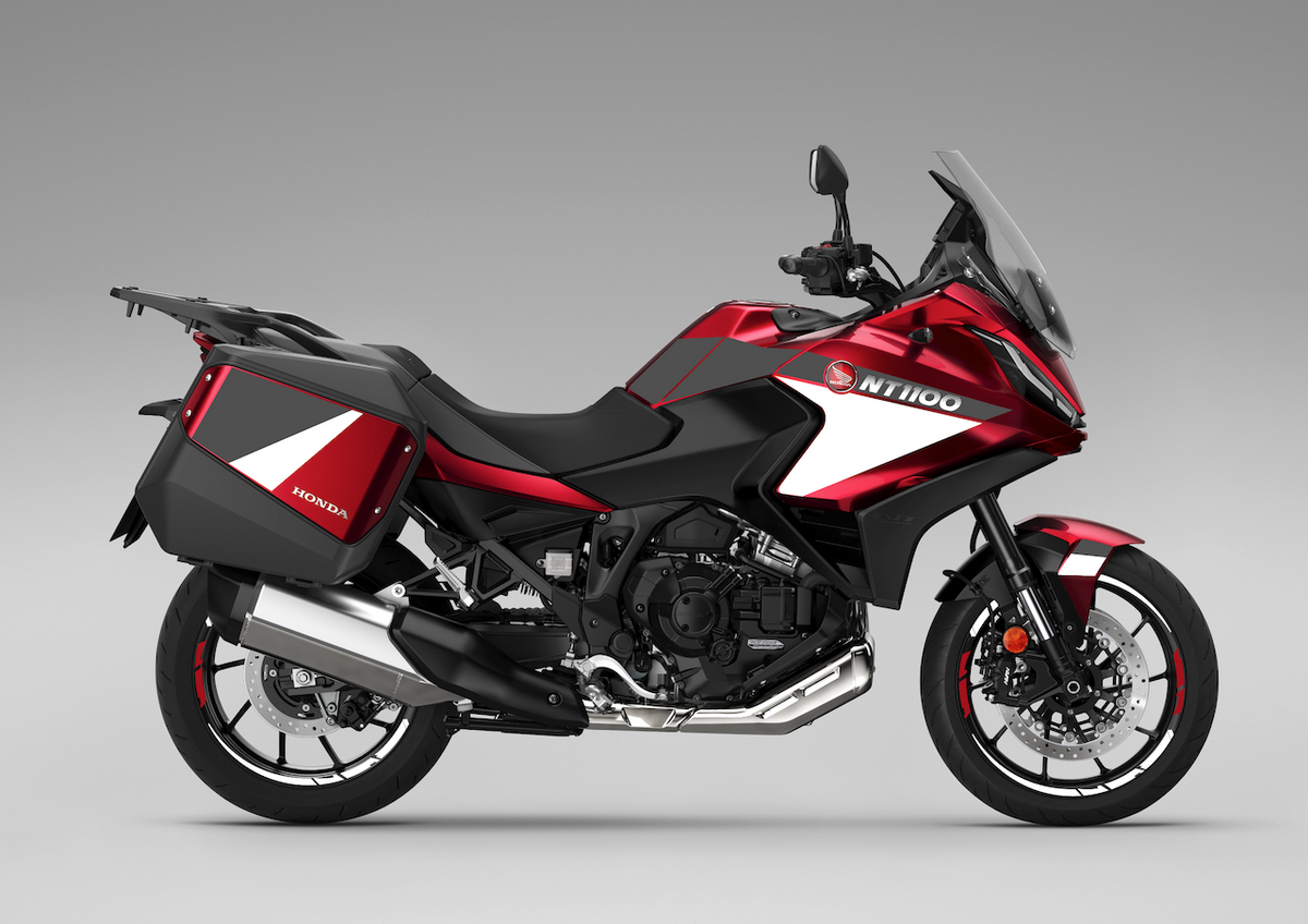 Kit Déco Honda NT1100 (Coloris 2022 à 2024) — AILES, BOL, LINE, Fireblade, Speed | Stickers Valises & Jantes | Burn-Out-Design