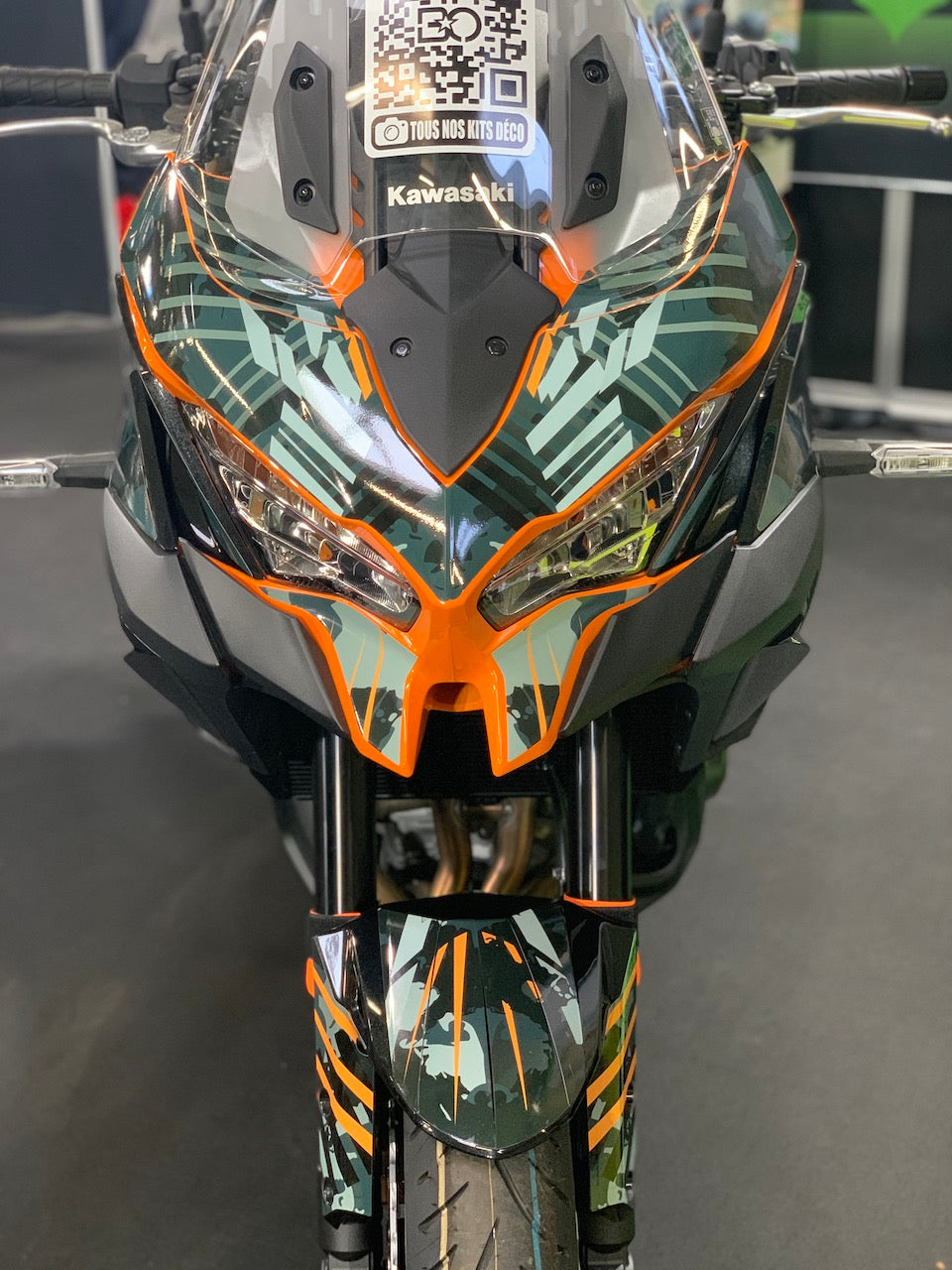Kit Déco Kawasaki Versys 1100 SE (2025+) – Stickers Vinyle SEMA