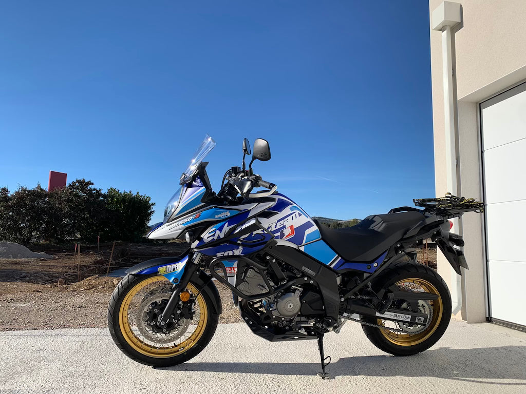 Kit Déco Suzuki V-STROM 650 / 650 XT (2017+) — 10 Designs Trail Adventure | Made in France