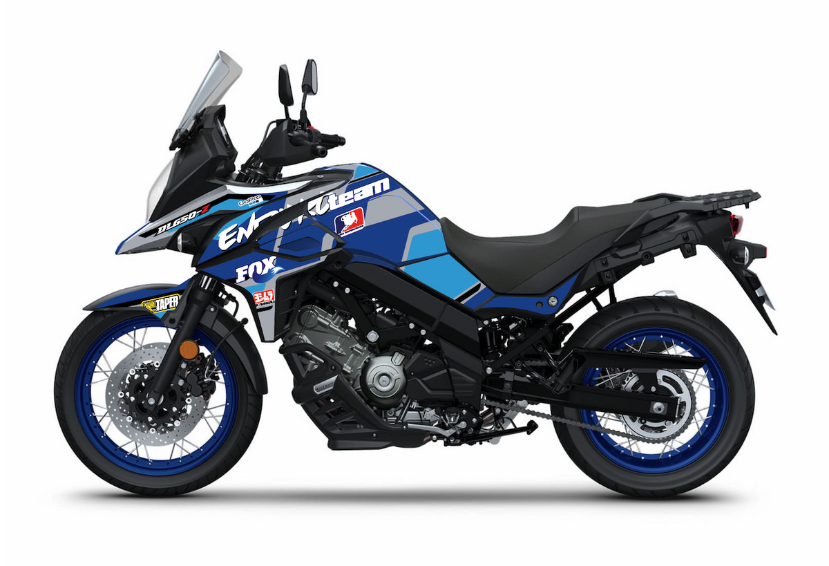 Kit Déco Suzuki V-STROM 650 / 650 XT (2017+) — 10 Designs Trail Adventure | Made in France