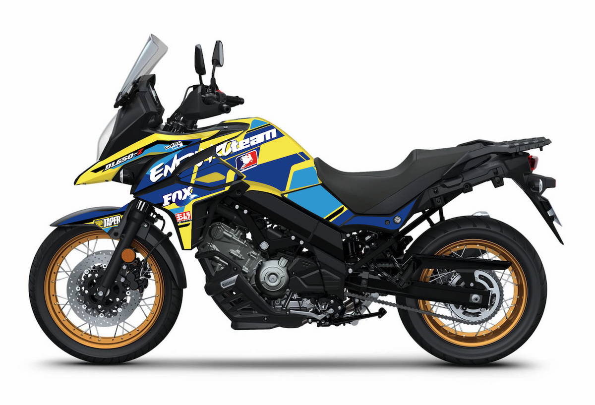 Kit Déco Suzuki V-STROM 650 / 650 XT (2017+) — 10 Designs Trail Adventure | Made in France