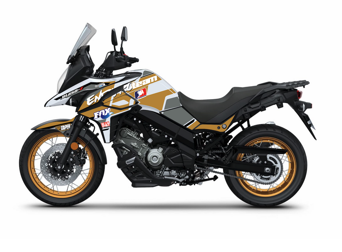 Kit Déco Suzuki V-STROM 650 / 650 XT (2017+) — 10 Designs Trail Adventure | Made in France