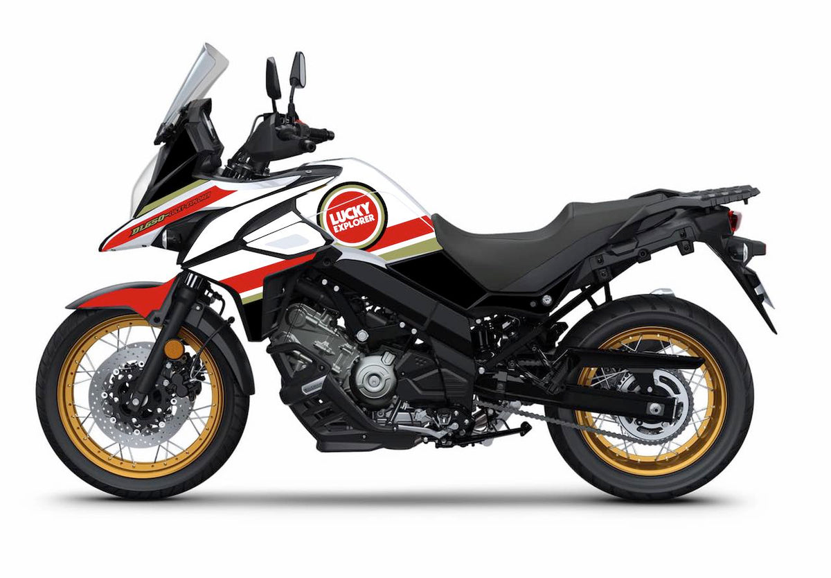Kit Déco Suzuki V-STROM 650 / 650 XT (2017+) — 10 Designs Trail Adventure | Made in France