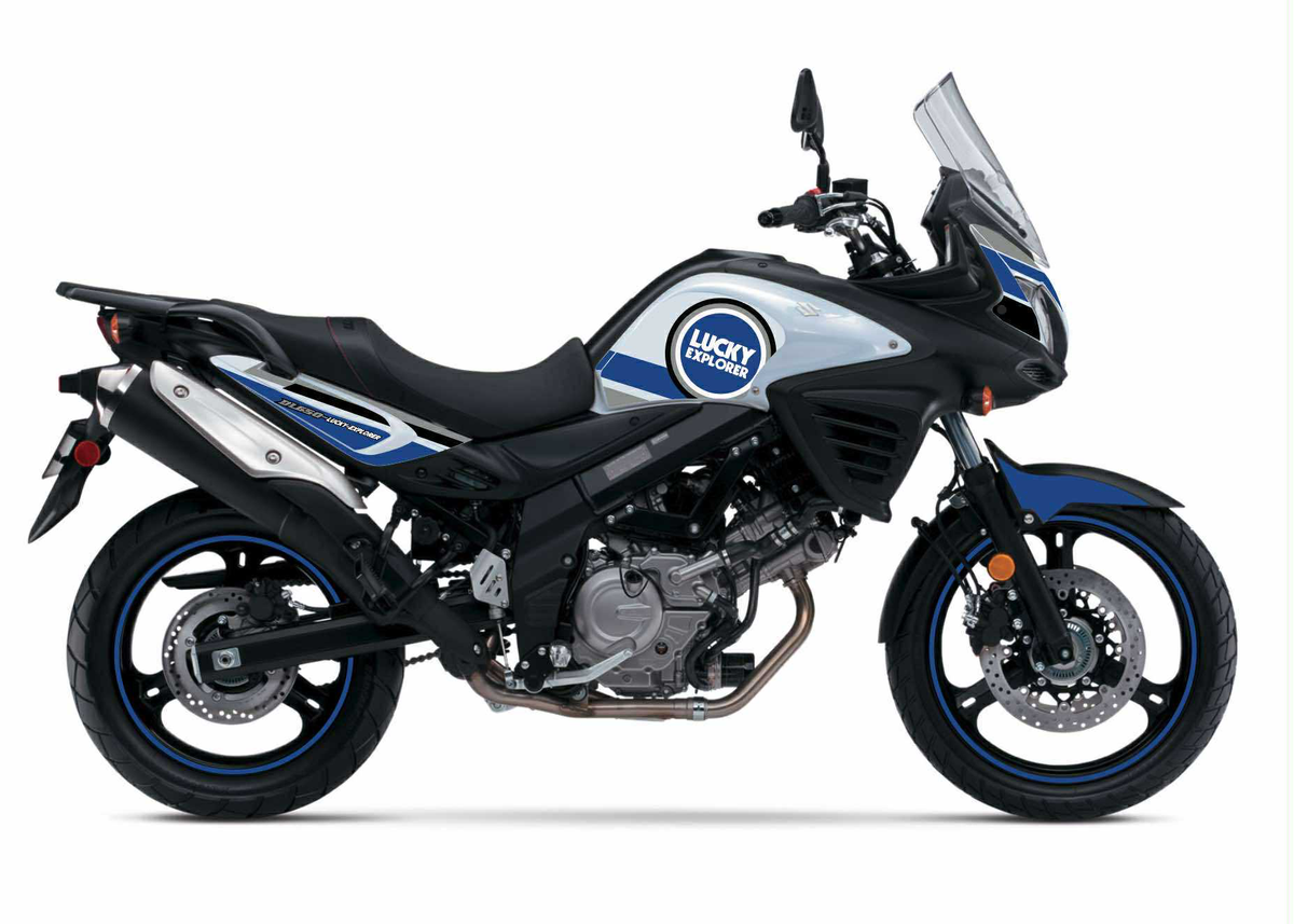 Kit déco Suzuki V-Strom 650 2013–2015 – 5 graphismes