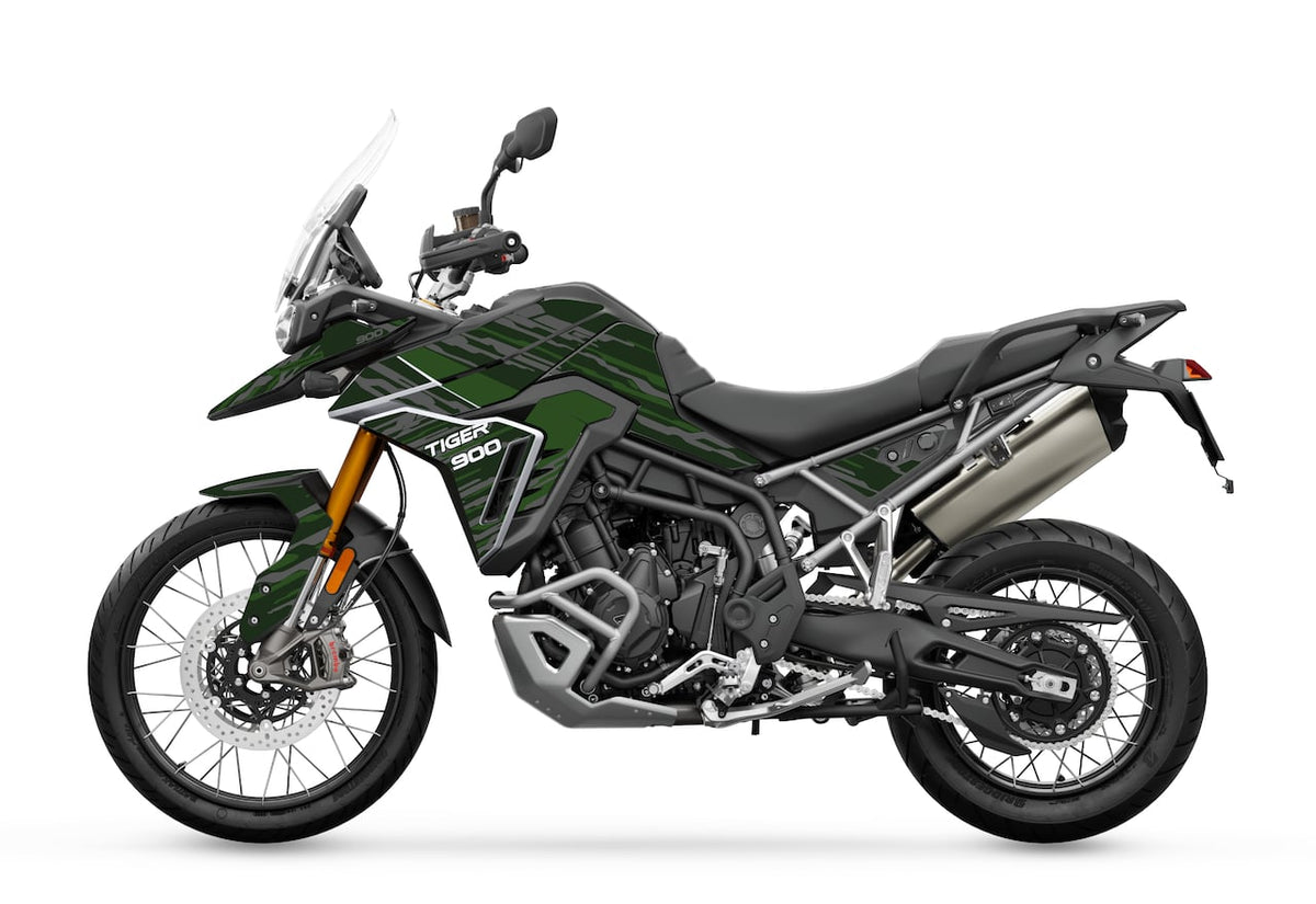 TRIUMPH-MOTORCYCLE-MOTO-TRAIL-AVENTURE-tiger-900-gt-rally-rallye-pro-kit-deco-stickers-burn-out-design-personnalisation-GRID-HUNTER-kaki-Gris