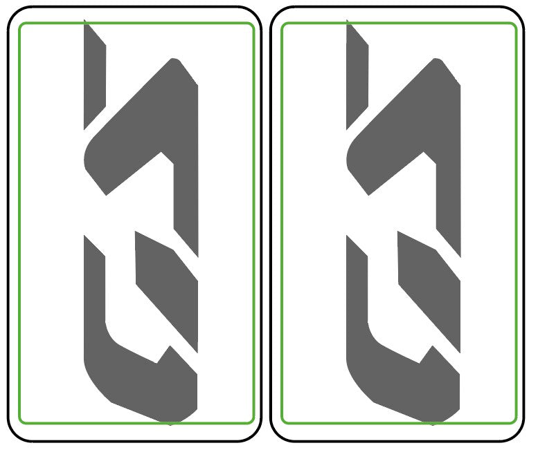 Stickers (x2) pour Catadioptres BMW