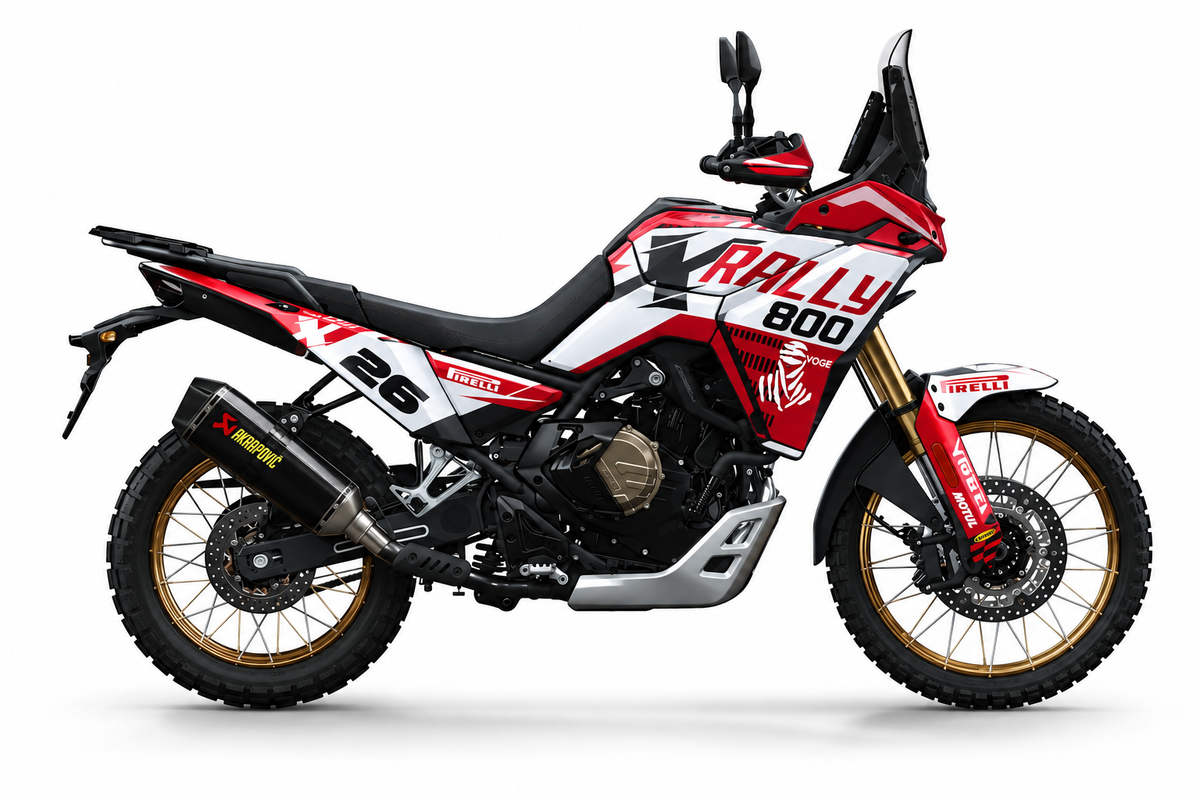 VOGE-trail-DS-800-X-DS800X-RALLY-personnalisation-kit-deco-stickers-burn-out-design-X-DAKAR-2026-Rouge-blanc