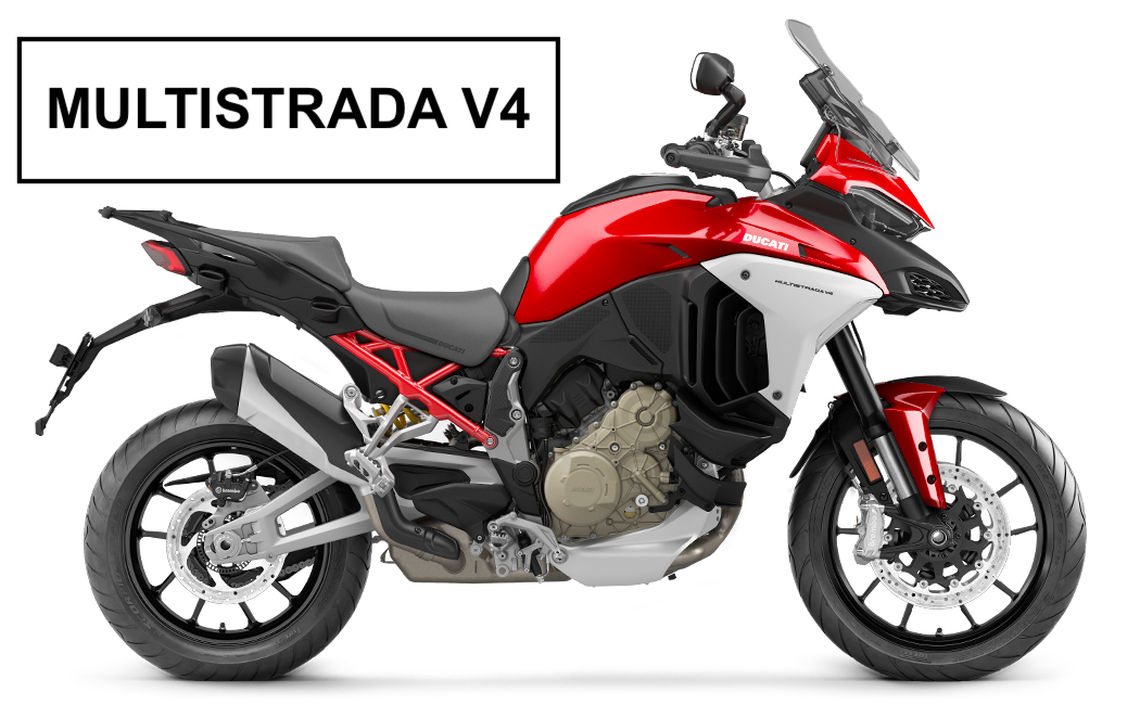 Kit Déco Ducati Multistrada V4 / V4S / V4S Sport (2021+) – Full Cover, Valises incluses, MM93, FB63 | Made in France