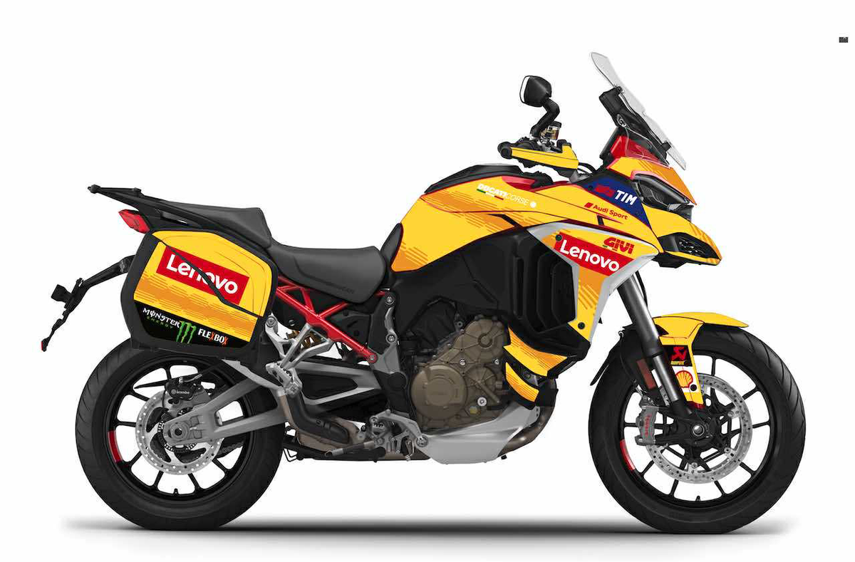 Kit Déco Ducati Multistrada V4 / V4S / V4S Sport (2021+) – Full Cover, Valises incluses, MM93, FB63 | Made in France