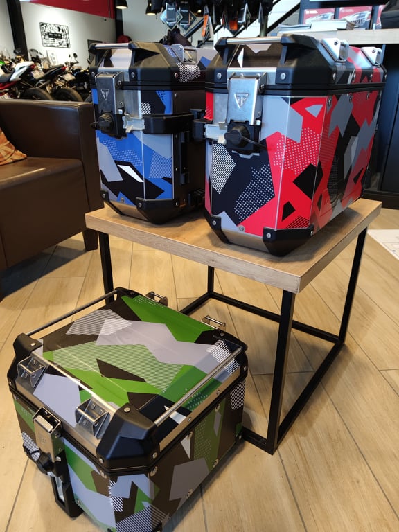 TRIUMPH : VALISES et TOP CASE "EXPEDITION"