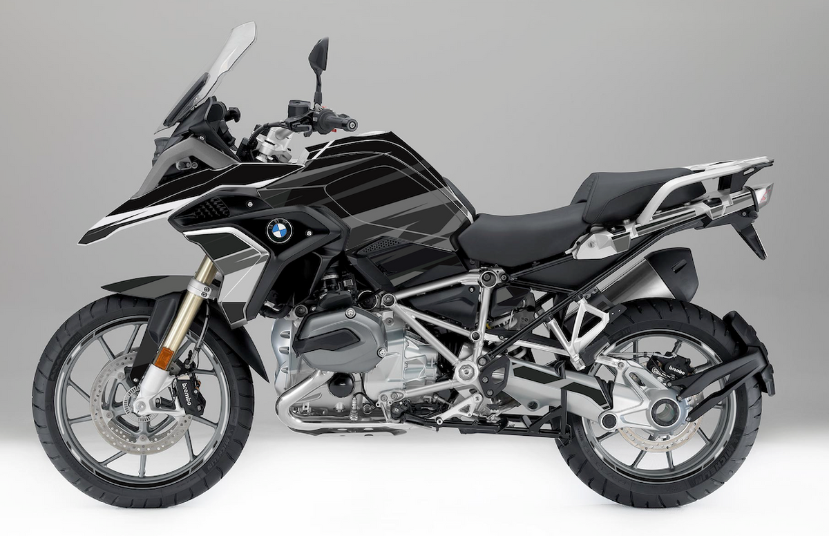 Kit Déco BMW R 1200 GS / R 1250 GS (2017-2026+) – Stickers Moto Thermoformables | Burn-Out Design