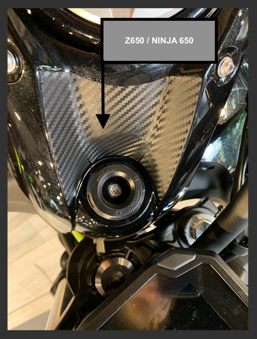 KEY PAD pour Z650 or NINJA 650