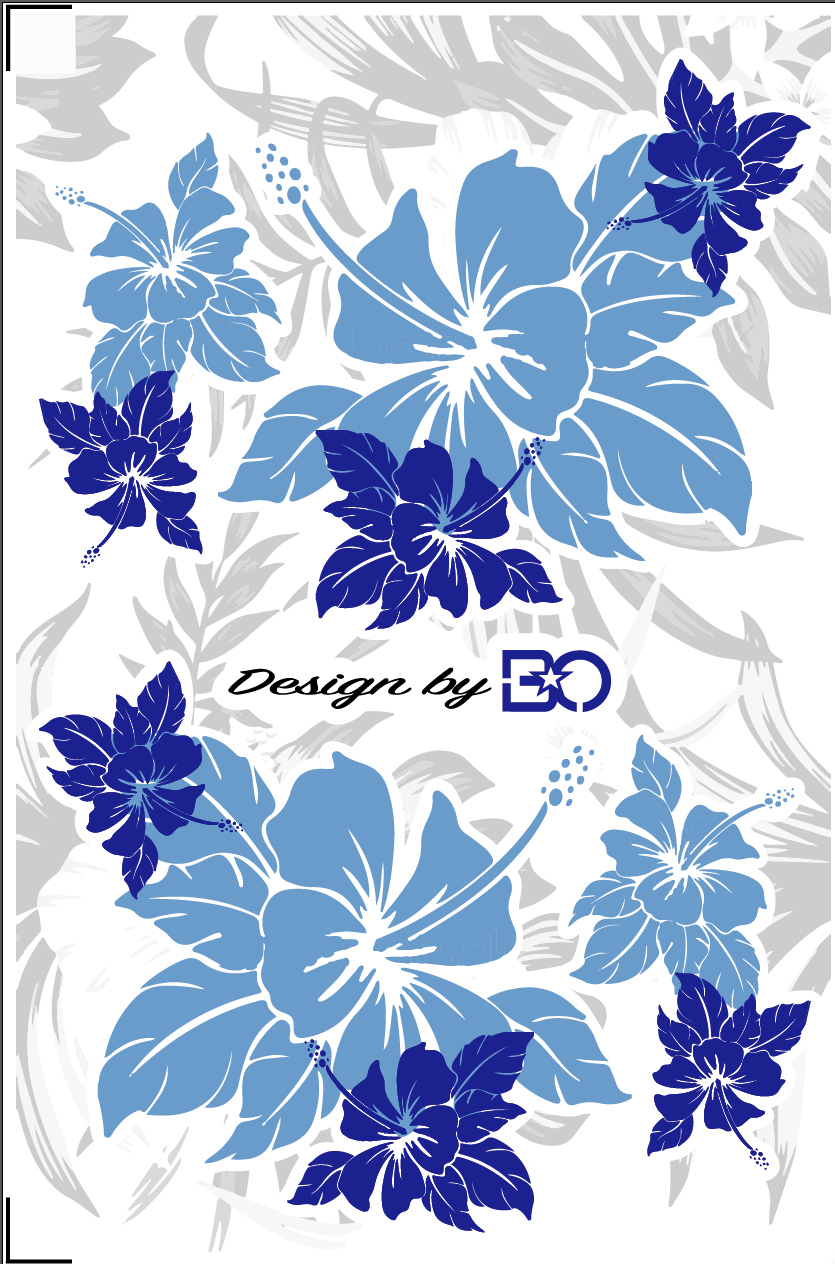 Stickers pour Casques Bol FLOWERS