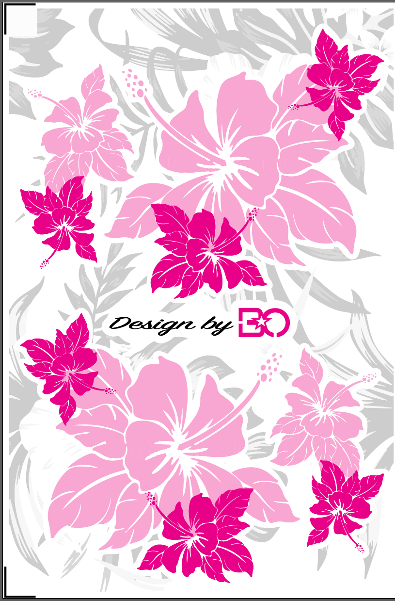Stickers pour Casques Bol FLOWERS