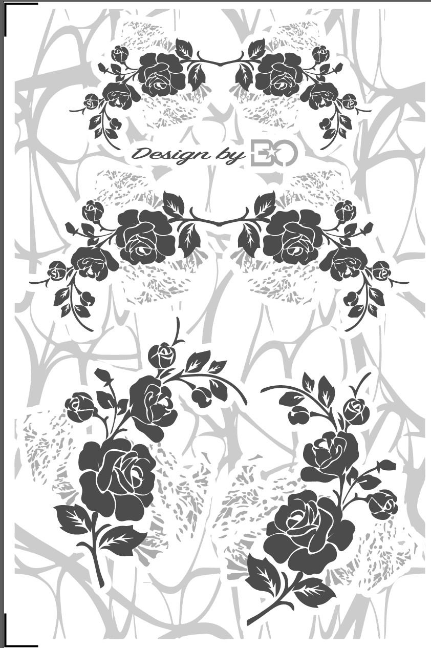 Stickers pour Casques Bol FLOWERS
