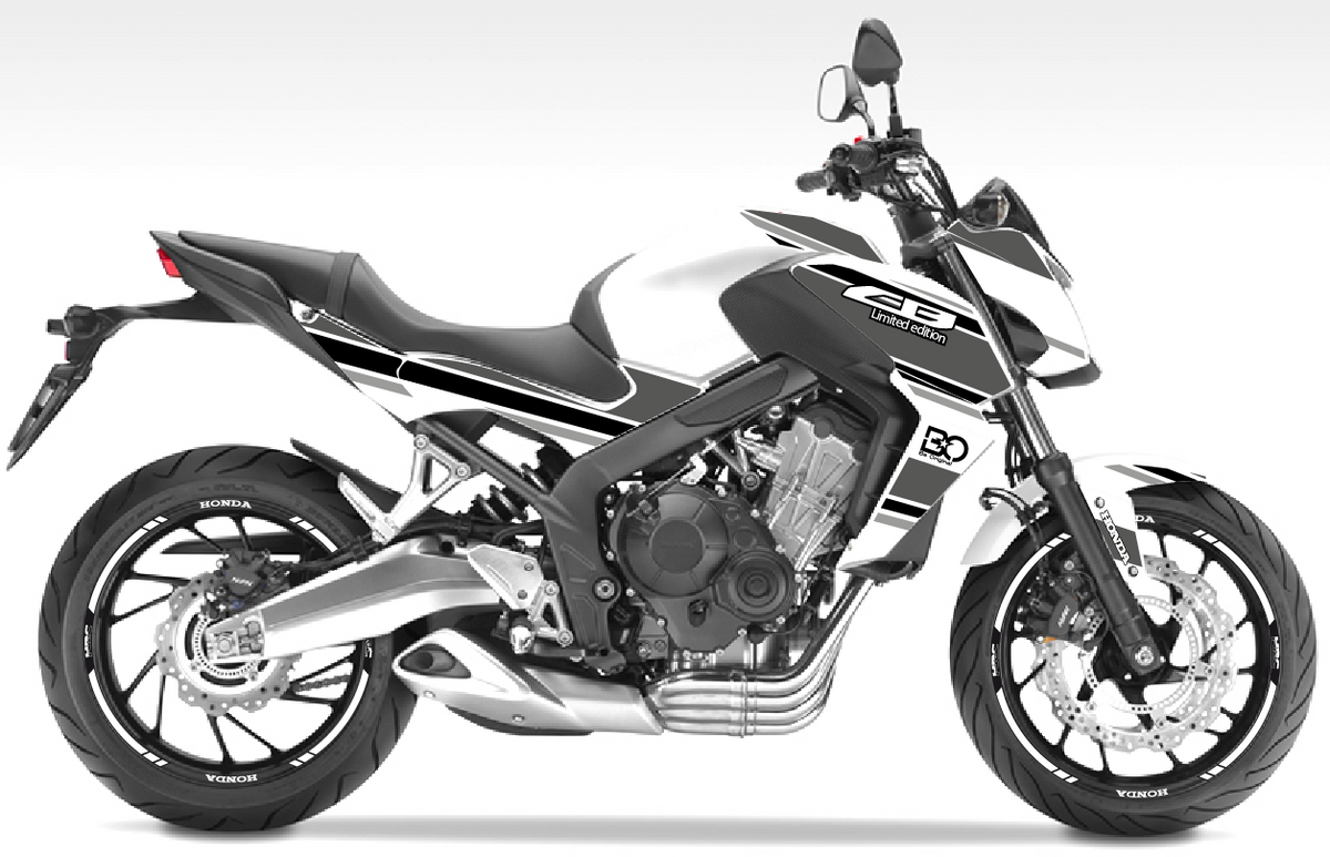 Kit Déco Honda CB650F Line 2014-2016 – Stickers Lignes Dynamiques | Made in France