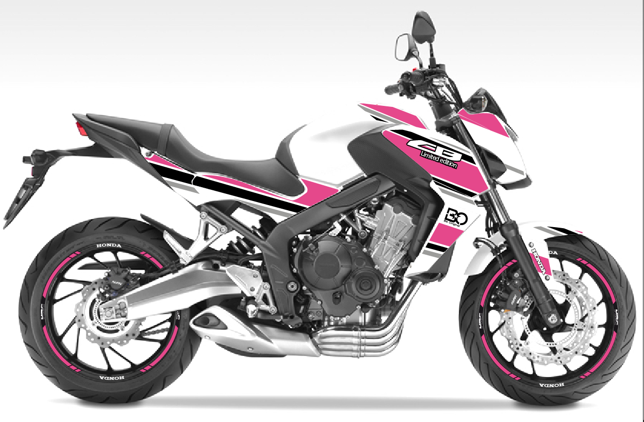 Kit Déco Honda CB650F Line 2014-2016 – Stickers Lignes Dynamiques | Made in France