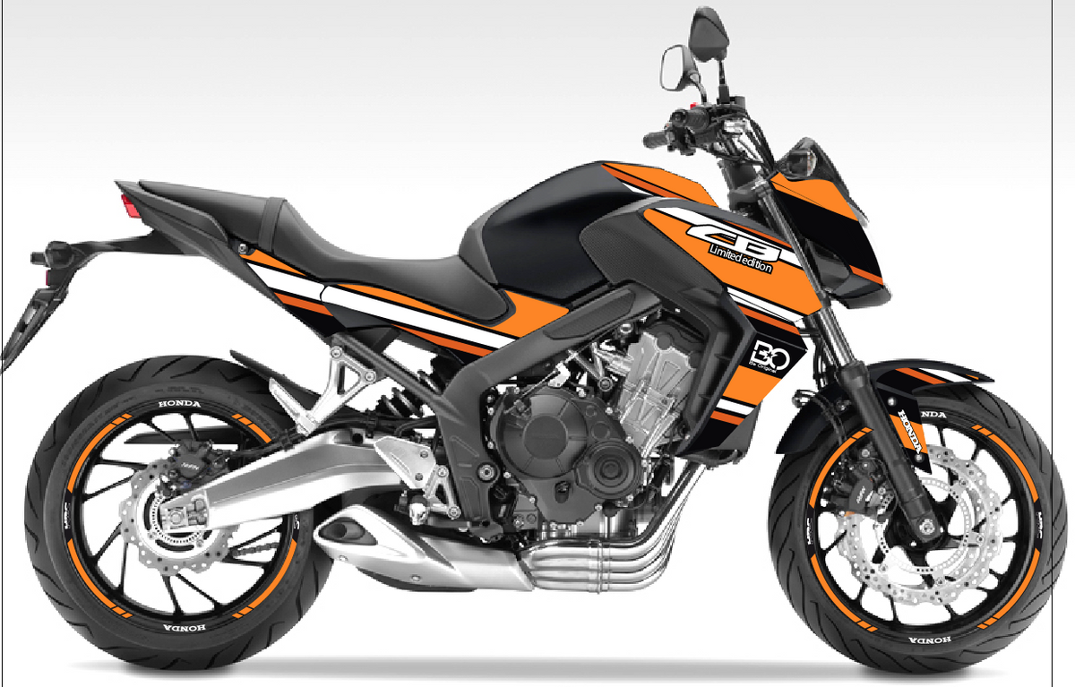 Kit Déco Honda CB650F Line 2014-2016 – Stickers Lignes Dynamiques | Made in France