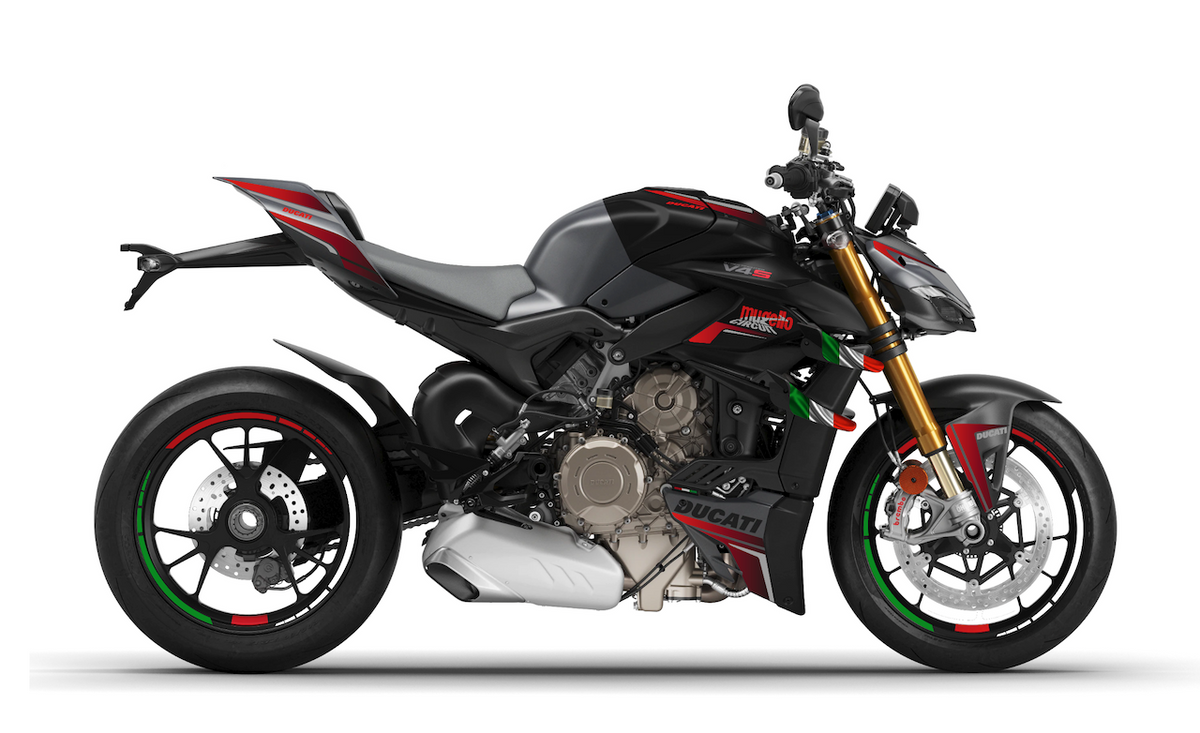DUCATI moto Streetfighter-V4-personnalisation-kit-deco-stickers-burn-out-design-mugello-noir