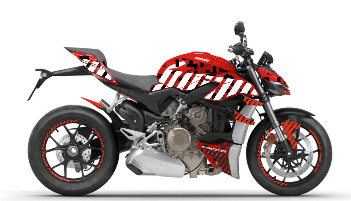 DUCATI-Streetfighter-V4-personnalisation-kit-deco-stickers-burn-out-design-pikes-peak-rouge