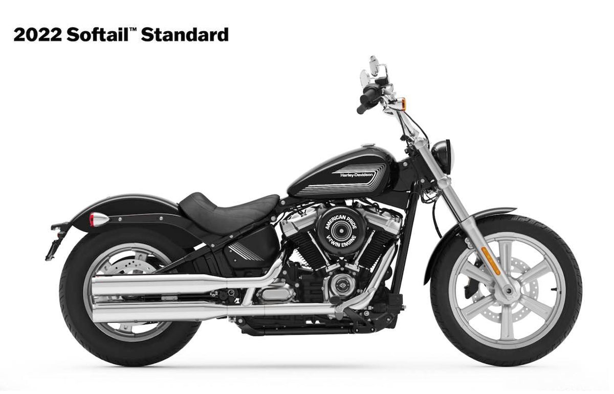 Harley-Davidson Softail Standard / Street Bob Decal Kit (2022+) – 5 Designs | Burn-Out-Design